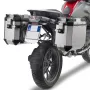 Givi case holder with cutout for Trekker Outback EVO cases for BMW R1200/1250GS