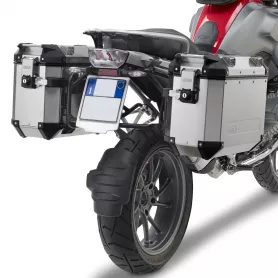 Portamaletas con escotadura Givi para maletas Trekker Outback EVO para BMW R1200/1250GS