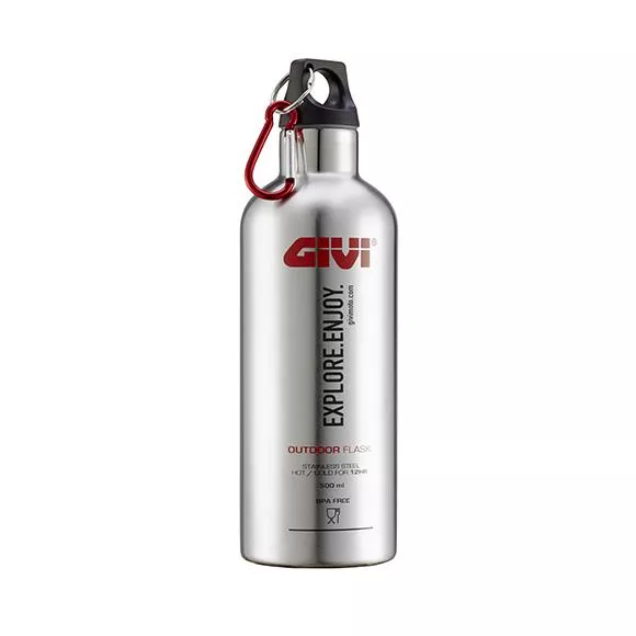 Stainless steel finished water bottle, 500 ml