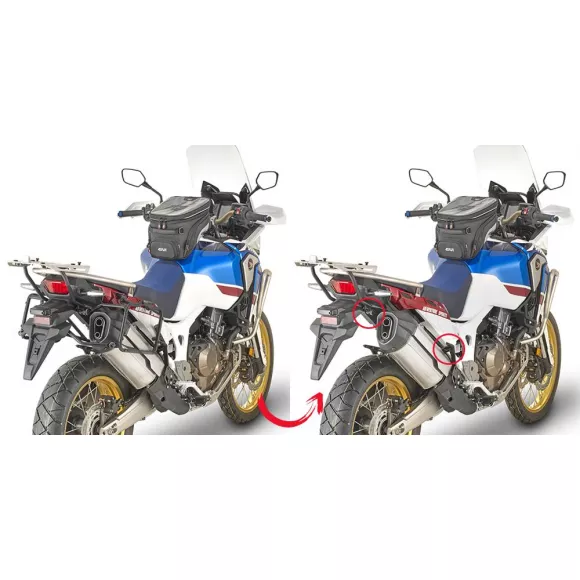 Quick-fit side-case holder GIVI for Africa Twin CRF1000L (18-)