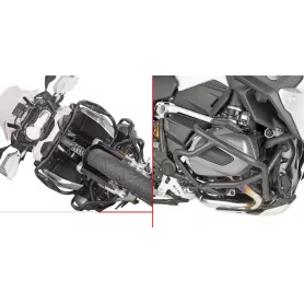 Black engine protection bars for BMW R1250GS by Givi