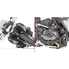 Black engine protection bars for BMW R1250GS by Givi