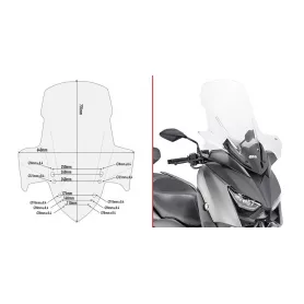 Givi screen for Yamaha X-Max 125 / 300 / 400