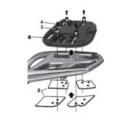 FIXATION TOP MASTER SHAD BWM K1600GT + R1200RT