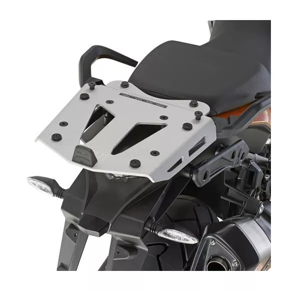 Aluminum top case adapter GIVI on KTM