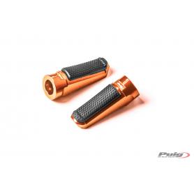 Puig universal sport footpegs - Orange