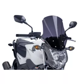 Puig Touring Plus screen for Honda NC700S (2012)/ NC750S (2017) - Black