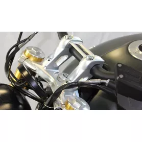 Handlebar riser with offset for BMW RnineT , RnineT Scrambler , Pure & Urban G / S by Hornig