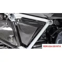 Triangular carbon right side cover for BMW R 1250 RS by Hornig