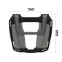 Easyrack motorcycle top case support for original luggage rack BMW G 310 GS (2017-2020)