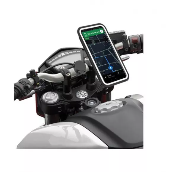 SHAPEHEART, Soporte movil moto magnético para espejo de moto y scooter.  Universal y antivibracion. Soporte móvil moto impermeable