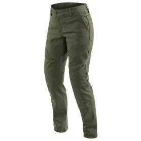 Motorcycle Pants Dainese Chinos Lady - Green