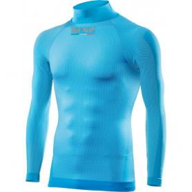 Sixs TS3 Carbon Underwear® Long Sleeve / High Neck TS3 Carbon Underwear® Undershirt - Light blue