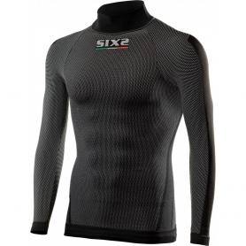 Sixs TS3 Carbon Underwear® Long Sleeve / High Neck TS3 Carbon Underwear® Undershirt - Carbon