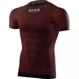 Carbon Underwear® Technical T-Shirt / Short Sleeve TS1 - Dark red