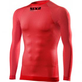 Long Sleeve / Crewneck Technical T-Shirt All Year Underwear® Charcoal TS2 - Red