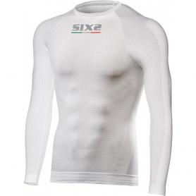 Long Sleeve / Crewneck Technical T-Shirt All Year Underwear® Charcoal TS2 - White