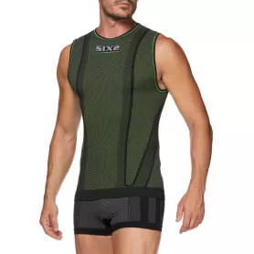 Carbon Underwear® SMX Technical Sleeveless T-Shirt - Dark green