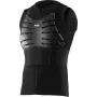 Sleeveless T-shirt with protections