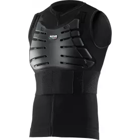 Sleeveless T-shirt with protections - Black