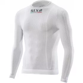 Children's long sleeve crew neck t-shirt Carbon Underwear - White