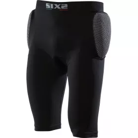 Protective short leggings with gel sleeve - Black