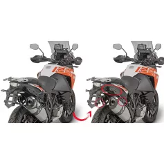 Givi side pannier rack for Monokey or Retro Fit panniers for KTM ADV 1050 / 1190 / 1290