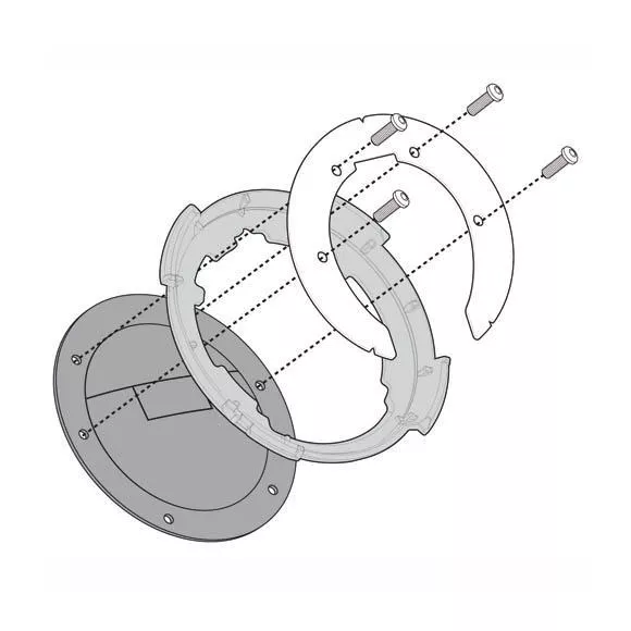 Tanklock anchor for Tanklock tank bags for SUZUKI DL 650 V-Strom (04-11) /DL 1000 V-Strom (02-11) from GIVI