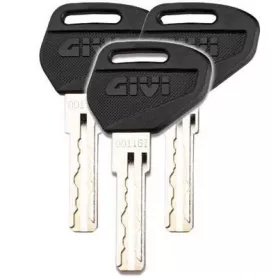 Set of 3 Security Lock locking cylinders with keys for suitcases GIVI