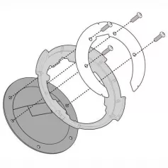 TANKLOCK tank bag adapter kit R1200GS Adv (06-13), R1200GS (04 -12), R1200 R (11-14), R1200 NINE T (14-23)