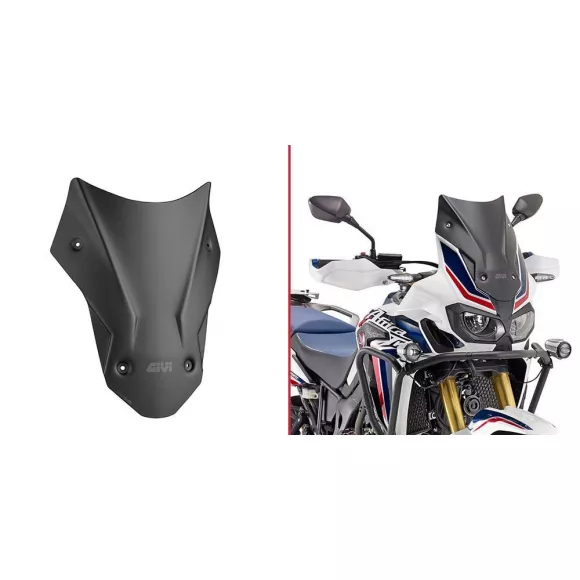 Front screen GIVI (opaque black) for CRF1000L Africa Twin (16)