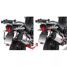 MONOKEY® pannier side cases for Triumph Explorer 1200 (16-17) from GIVI