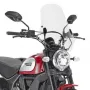 transparent windshield for Scrambler 400 (16-17) /Icon 800 (15-17) from GIVI