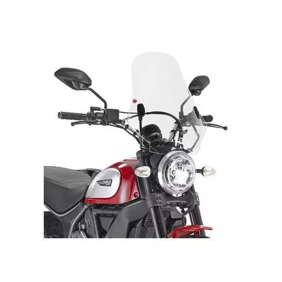 transparent windshield for Scrambler 400 (16-17) /Icon 800 (15-17) from GIVI