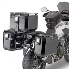 Portamaletas Lateral PL One-Fit para maletas Trekker Outback Monokey® Cam-Side de Givi para Honda CB 500 X (2019)
