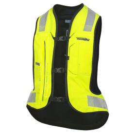 E-Turtle Electronic Motorcycle Airbag Vest from Helite - Fluorescent yellow