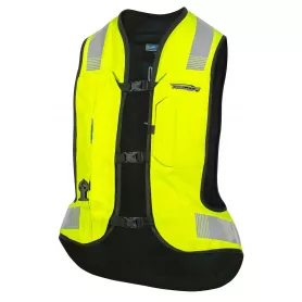 Motorcycle Airbag Vest Turtle 2 by Helite - Fluorescent yellow