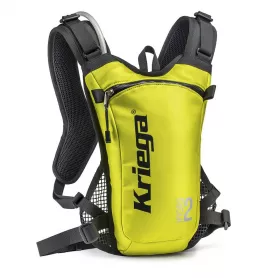 Kriega Hydro 2 Motorcycle Hydration Rucksack - Fluorescent yellow