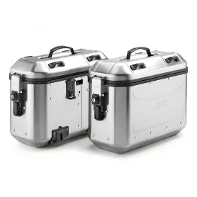 Givi Trekker Dolomiti side cases set - ALUMINIO/ ALUMINIO