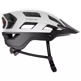 Sena M1 EVO Mountain Bike Helmet with Bluetooth Mesh 2.0 - White