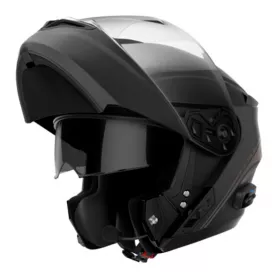 Modular sena Outrush R helmet with integrated intercom (ECE 22-05) - Black