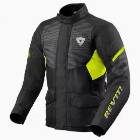 Revit Duke H2O Jacket - Black-Fluorine yellow