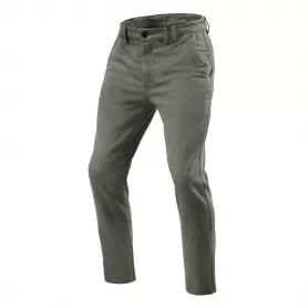 Revit Dean Slim Fit Chino Pants - Olive Green