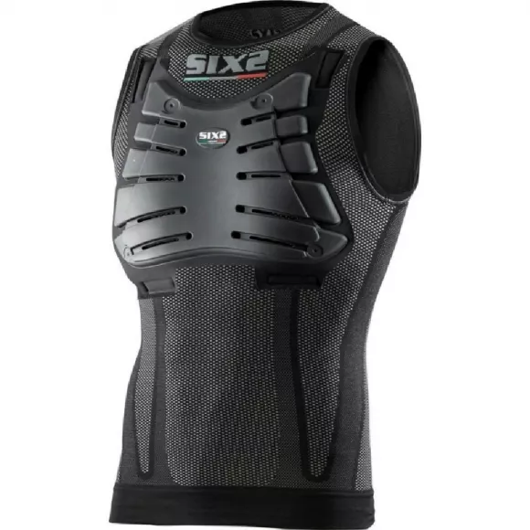 SMX Carbon Underwear® Kids Sleeveless T-Shirt with Back Protection Included