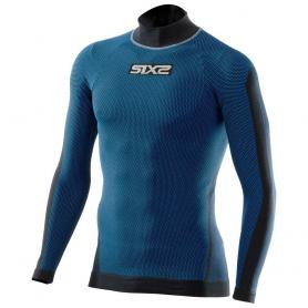 Sixs TS3 Carbon Underwear® Long Sleeve / High Neck TS3 Carbon Underwear® Undershirt - Dark blue