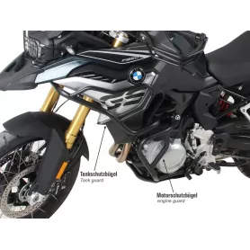 Top protection bars for BMW F 850 GS (2018) - Black