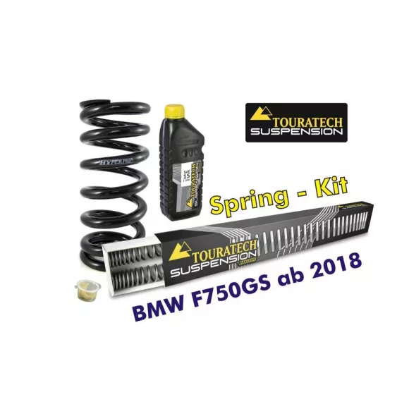 Progressive springs for fork and shock tube, BMW F750GS from year 2018-2021