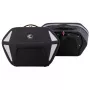 Royster motorcycle saddlebags for C-Bow support