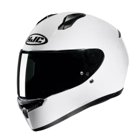 HJC C10 Full Face Helmet Monocolor - White