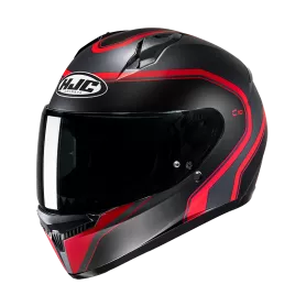 HJC C10 Elie Full-face Helmet - Black-Red